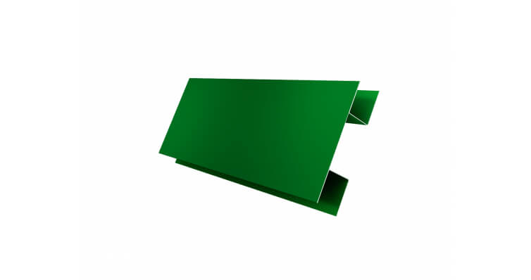 Планка H-образная Экобрус PE с пленкой RAL 6002 лиственно-зеленый