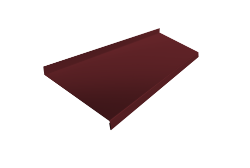 Отлив простой 250 0,45 Drap RAL 3005 красное вино (2м)
