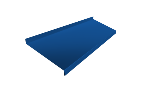 Отлив простой 250 0,45 PE с пленкой RAL 5005 сигнальный синий (2м)