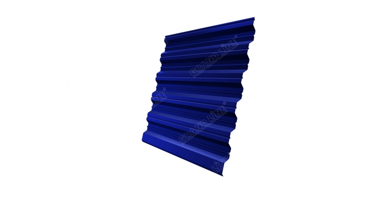 Профнастил НС35 R 0,45 PE RAL 5002 ультрамариново синий
