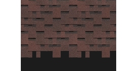 Гибкая черепица Premium, Генуя, Зрелый каштан