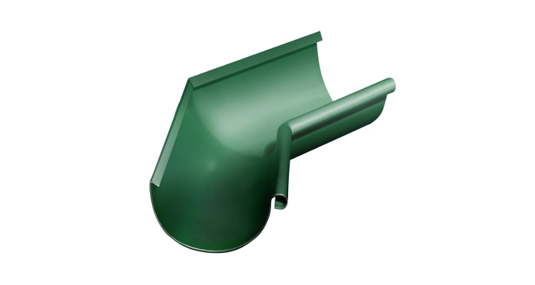 Угол желоба внутренний Grand Line PU 135 гр 125 мм RAL 6005 зеленый мох