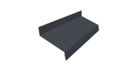 Отлив простой 50 0,5 GreenCoat Pural BT, matt RR 23 темно-серый (2м)