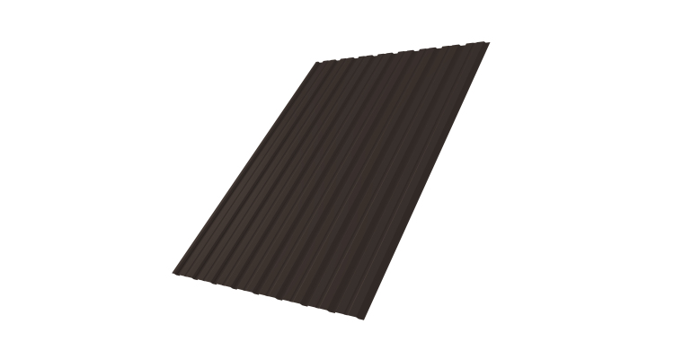 Профнастил С10В 0.5 PurPro Matt 275 RR 32 темно-коричневый