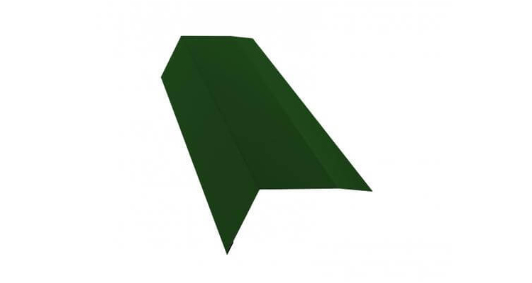 Планка карнизная 100х65 0,45 PE RAL 6002 лиственно-зеленый (2м)