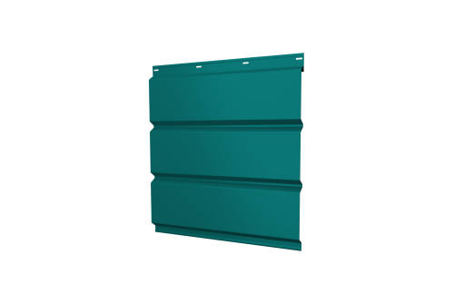 Софит металлический без перфорации 0,45 PE с пленкой RAL 5021 водная синь