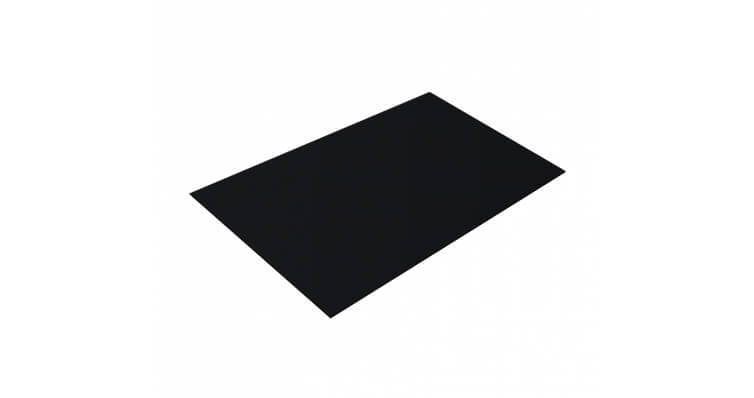 Плоский лист 0,5 Satin RAL 9005 черный