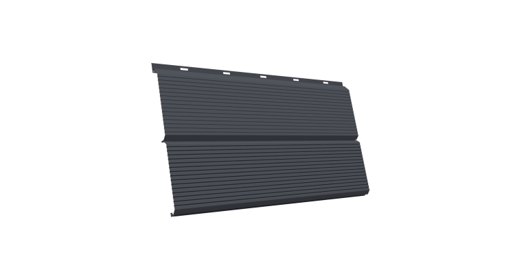 ЭкоБрус 0,345 Gofr GL 0.45 Drap RAL 7024 мокрый асфальт