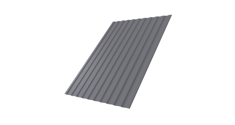 Профнастил С8А 0,5 Satin RAL 7004 сигнальный серый