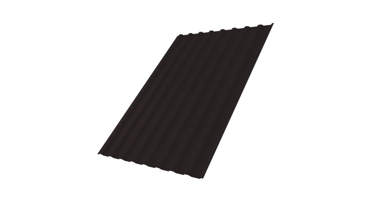 Профнастил С20В 0,45 PE RAL 9005 черный