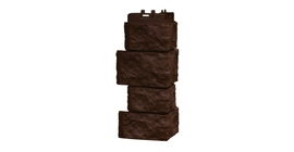 Угол GL Дикий камень Classic шоколадный