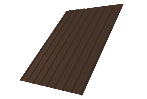 Профнастил С10В 0.7 PE RAL 8017 шоколад