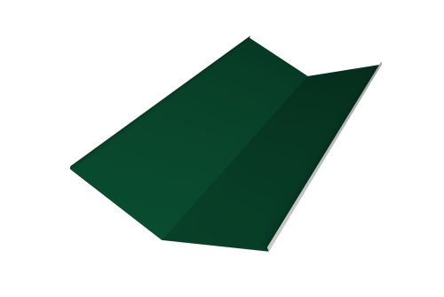Планка ендовы нижней 300х300 0,5 Satin Matt RAL 6005 зеленый мох (2м)