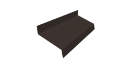 Отлив простой 50 0,45 PE с пленкой RR 32 темно-коричневый (3м)