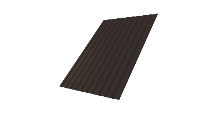 Профнастил С8A 0,45 Drap TR RR 32 темно-коричневый