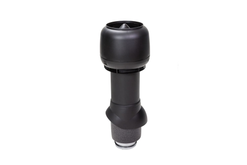 Выход вытяжки с колпаком 125/160/500/ИЗ черный