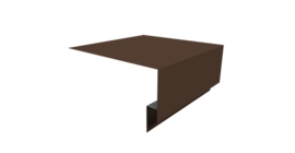 Планка околооконная сложная Блок-хаус new 200х75х27 0,5 Satin Matt RAL 8017 шоколад (3м)