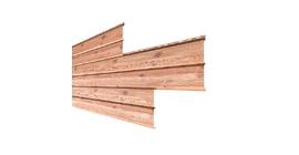 Сайдинг Металл Профиль Lбрус-XL-14х335 (ECOSTEEL_T-12-Золотой Орех-0.45)