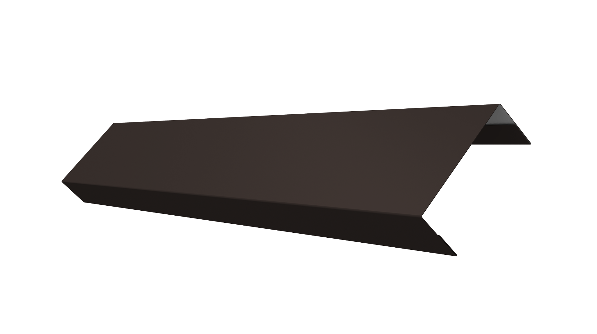 Ламель лицевая 50 забора жалюзи Texas 0.45 PE-Double с пленкой RR 32 темно-коричневый