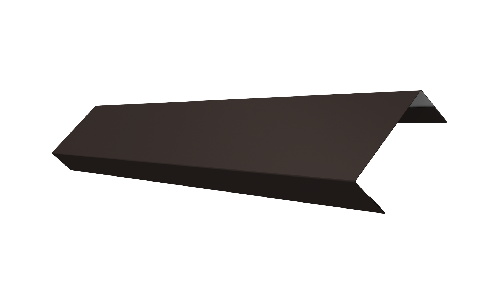 Ламель обратная 50 забора жалюзи Texas 0.45 Drap TX RR 32 темно-коричневый