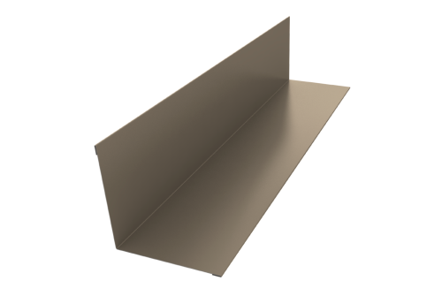 Угол внутренний 110х110 0,5 Satin с пленкой RAL 1015 светлая слоновая кость (3м)