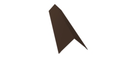 Угол внешний 110х110 0,5 Satin с пленкой RAL 8017 шоколад (3м)