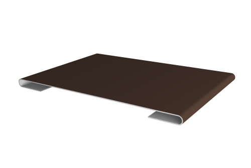 Планка стыковочная 0,45 PE с пленкой RAL 8017 шоколад (3м)