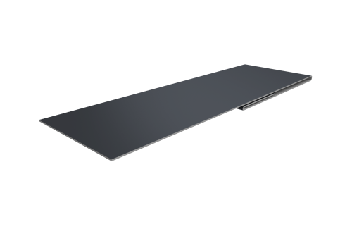 Планка финишная 48х25 0,5 Drap TX RAL 7024 мокрый асфальт (3м)