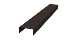 Крышка 30х20 жалюзи Texas 0,5 Satin Matt RR 32 темно-коричневый (2,5м)