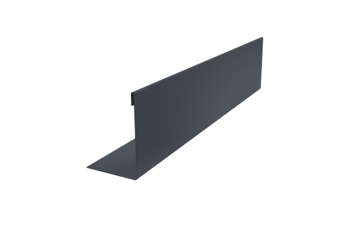 Нащельник 150 Texas 25х35 0,45 PE-Double RAL 7024 мокрый асфальт (L1,5)