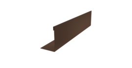 Нащельник 150 Texas 25х35 0,45 Drap-double TX RAL 8017 шоколад (L1,5)