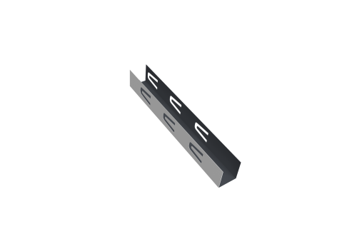 Крепежный вкладыш А для забора жалюзи Texas с шириной ламели 150 0,5 Satin (2м)