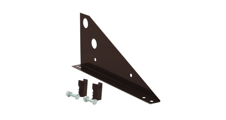 Кронштейн снегозадержателя для фальцевой кровли Optima RAL 8017