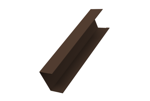 Крышка жалюзи Milan, Tokyo для калиток, ворот 0,45 Drap-double TX RAL 8017 шоколад (3м)